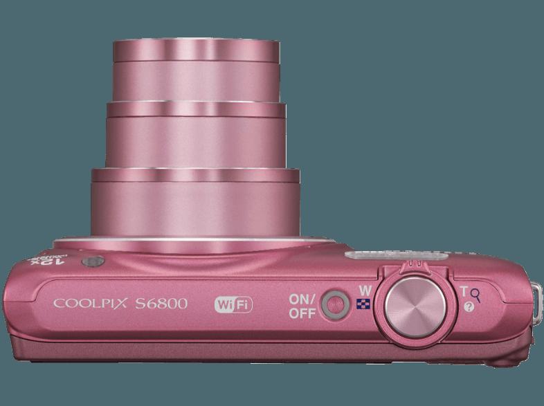 NIKON COOLPIX S6800  Pink (16 Megapixel, 12x opt. Zoom, 7.5 cm TFT, WLAN)