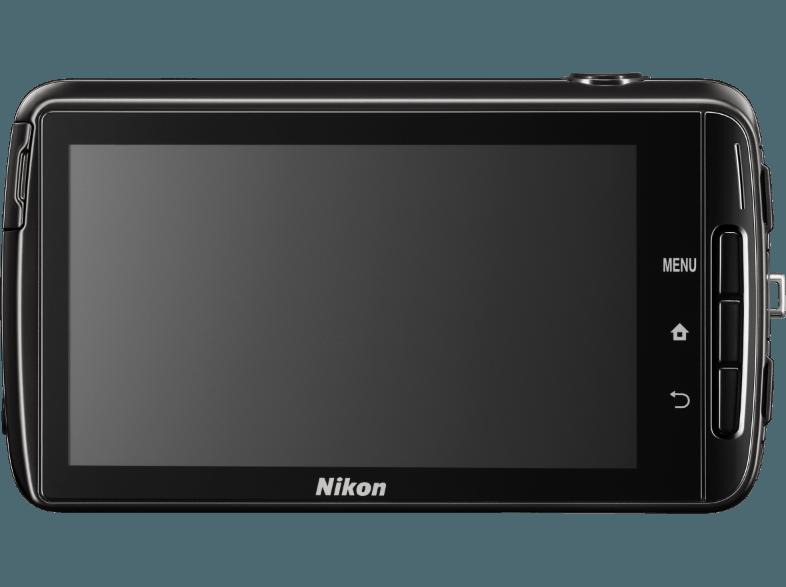 NIKON COOLPIX S810c  Schwarz (16 Megapixel, 12x opt. Zoom, 9.4 cm TFT-LCD)