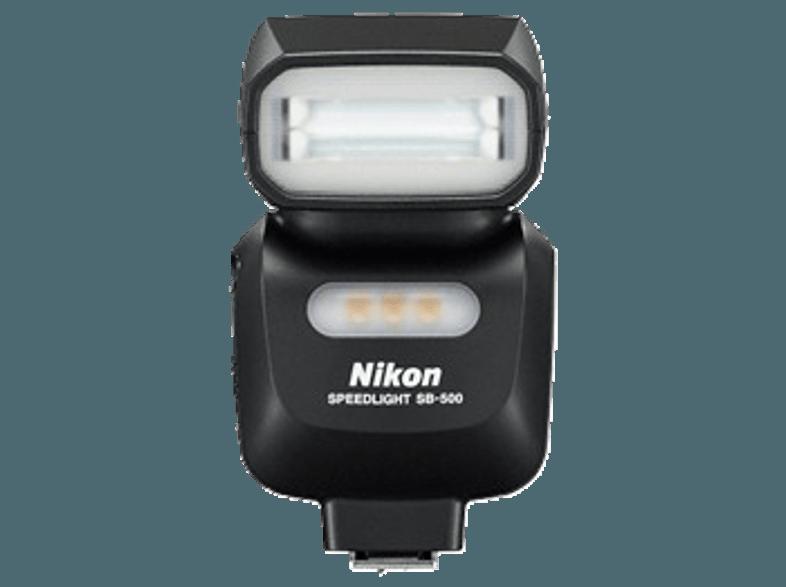 NIKON SB-500 Kompaktblitz für Nikon Spiegelreflexkameras (FX/DX-Format), Nikon F6, COOLPIX-Kameras (A, P7800, P7700, P7100, P7000, P6000, P5100, P500