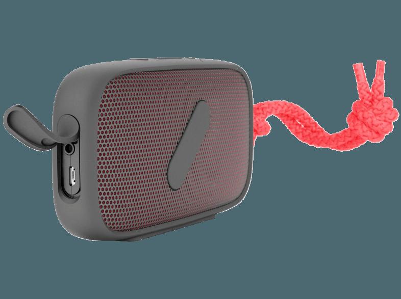 NUDEAUDIO Move Super M Bluetooth Lautsprecher Anthrazit/Koralle