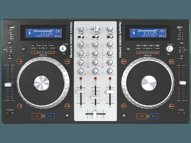 NUMARK Mixdeck Express DJ-System mit CD,MP3,USB, NUMARK, Mixdeck, Express, DJ-System, CD,MP3,USB