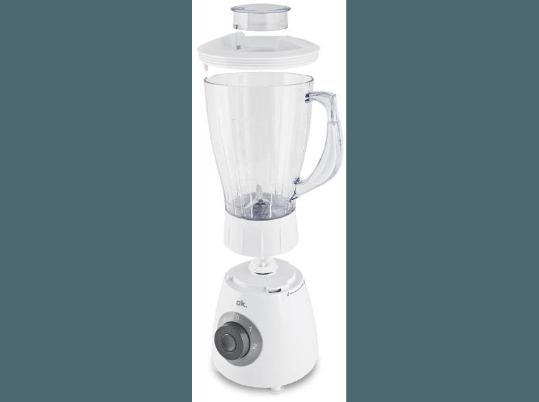 OK. OMX 103 Standmixer Weiß/Grau (400 Watt, 1.5 Liter/Jahr)