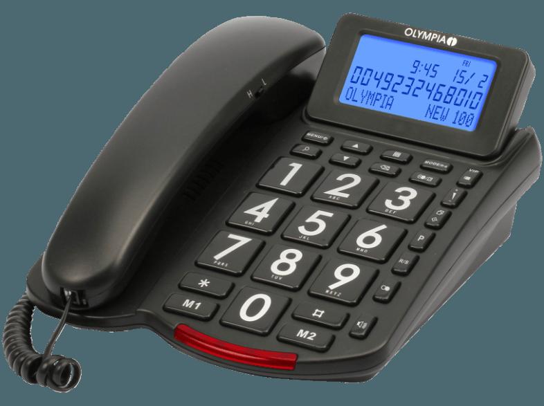 OLYMPIA Großtastentelefon 2161 schwarz 4210 Telefon
