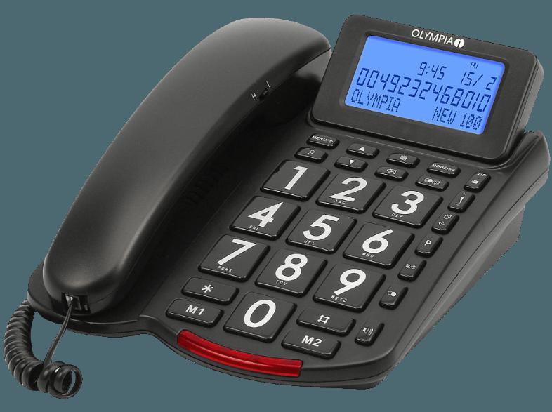 OLYMPIA Großtastentelefon 2161 schwarz 4210 Telefon, OLYMPIA, Großtastentelefon, 2161, schwarz, 4210, Telefon