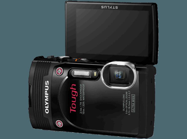 OLYMPUS TG 850  Schwarz (16 Megapixel, 5x opt. Zoom, 7.6 cm LCD), OLYMPUS, TG, 850, Schwarz, 16, Megapixel, 5x, opt., Zoom, 7.6, cm, LCD,