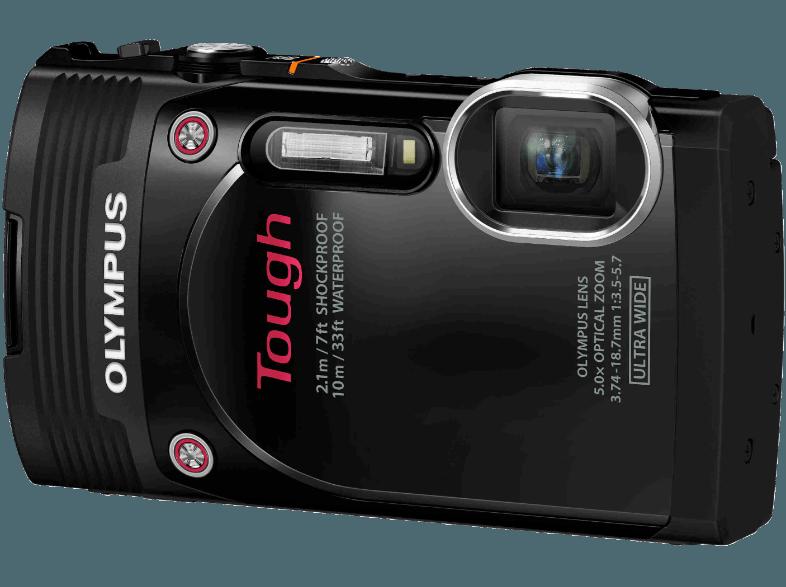 OLYMPUS TG 850  Schwarz (16 Megapixel, 5x opt. Zoom, 7.6 cm LCD), OLYMPUS, TG, 850, Schwarz, 16, Megapixel, 5x, opt., Zoom, 7.6, cm, LCD,