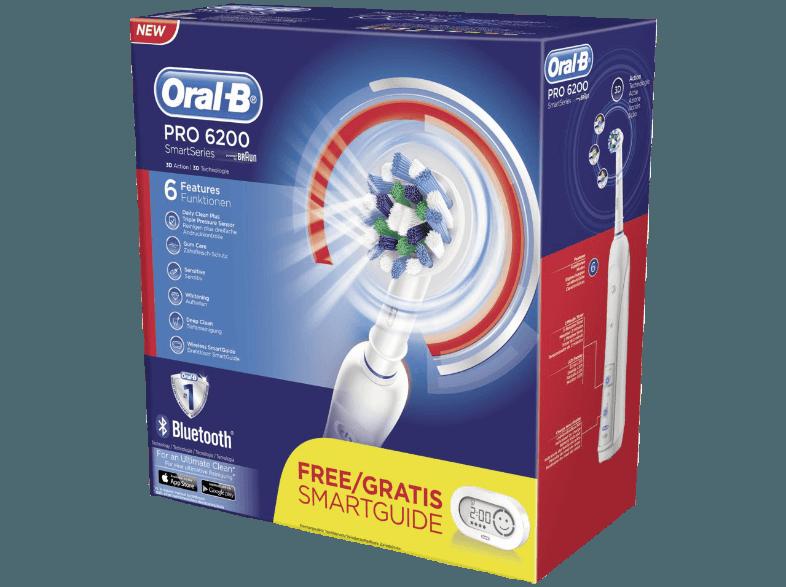 ORAL-B PRO 6200 Elektrische Zahnbürste Weiß