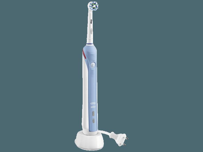 ORAL-B PROFESSIONAL 2000 Elektrische Zahnbürste Hellblau/Weiß