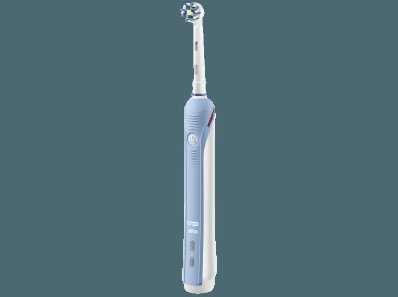 ORAL-B PROFESSIONAL 2000 Elektrische Zahnbürste Hellblau/Weiß