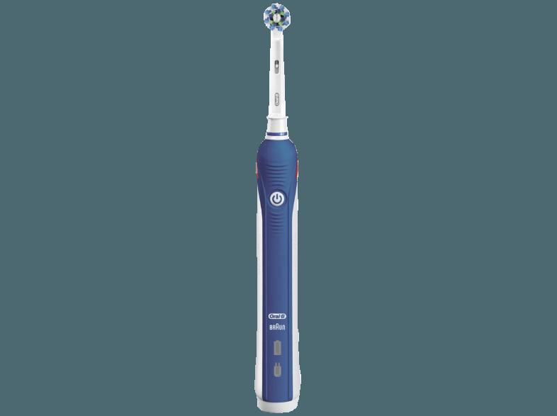 ORAL-B PROFESSIONAL 4000 Elektrische Zahnbürste Weiß/Dunkelblau