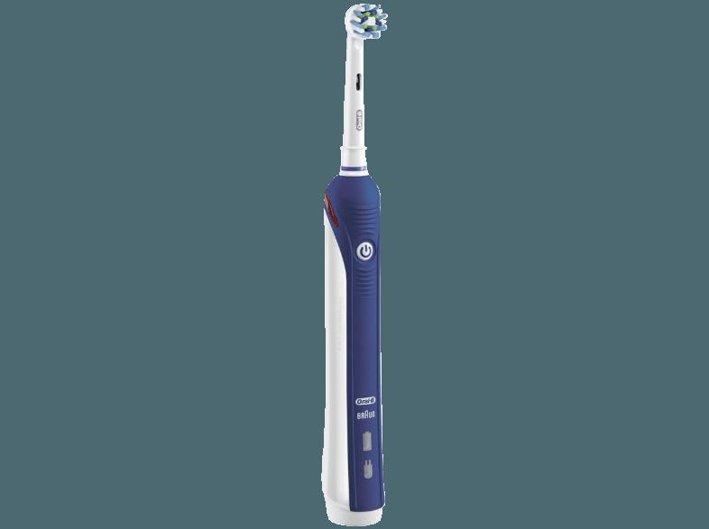 ORAL-B PROFESSIONAL 4000 Elektrische Zahnbürste Weiß/Dunkelblau