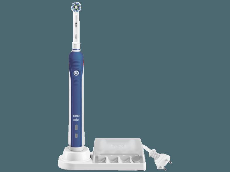 ORAL-B PROFESSIONAL 4000 Elektrische Zahnbürste Weiß/Dunkelblau