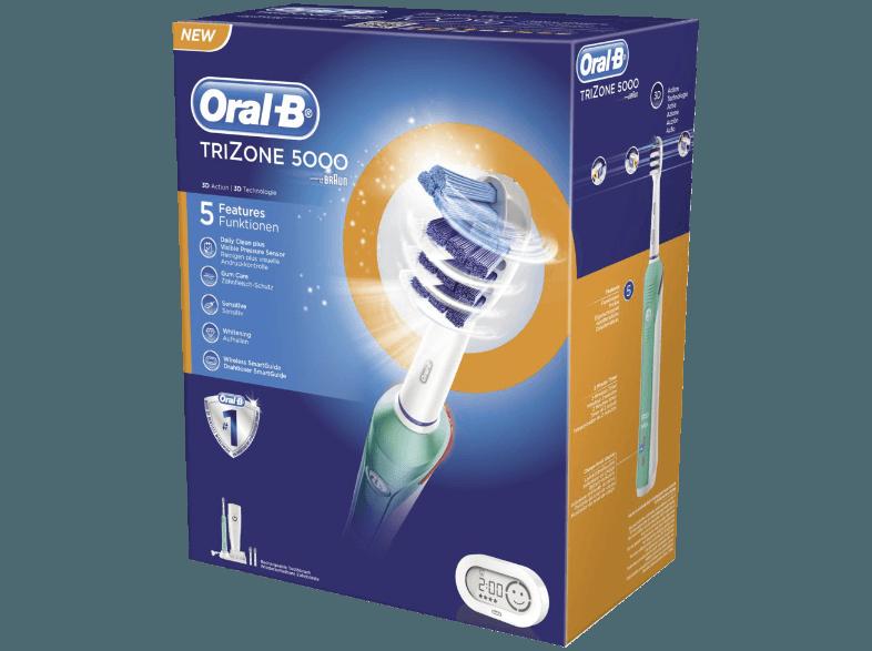 ORAL-B TRI ZONE 5000 Elektrische Zahnbürste Dunkelblau/Weiß, ORAL-B, TRI, ZONE, 5000, Elektrische, Zahnbürste, Dunkelblau/Weiß