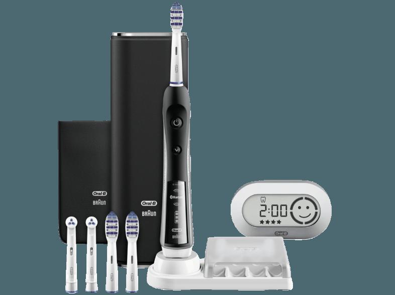 ORAL-B TRI ZONE 7000 Elektrische Zahnbürste Schwarz/Silber, ORAL-B, TRI, ZONE, 7000, Elektrische, Zahnbürste, Schwarz/Silber