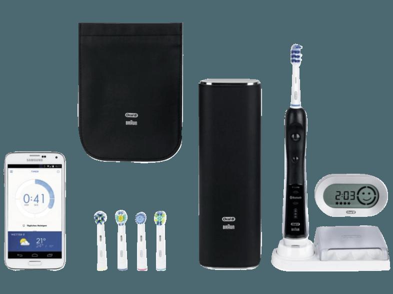 ORAL-B TRI ZONE 7000 Elektrische Zahnbürste Schwarz/Silber, ORAL-B, TRI, ZONE, 7000, Elektrische, Zahnbürste, Schwarz/Silber