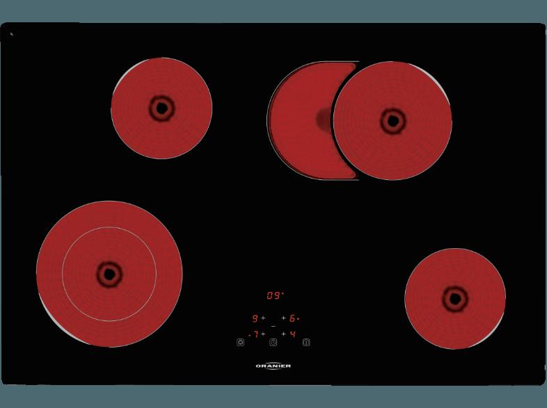 ORANIER KFTC 9983 TC Glaskeramik-Kochfeld (780 mm breit, 4 Kochfelder)