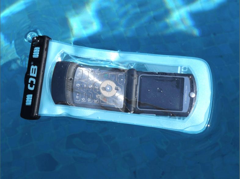 OVERBOARD OB1065A Wasserdichte Tasche Wasserdichte Handytasche für Klapphandys 