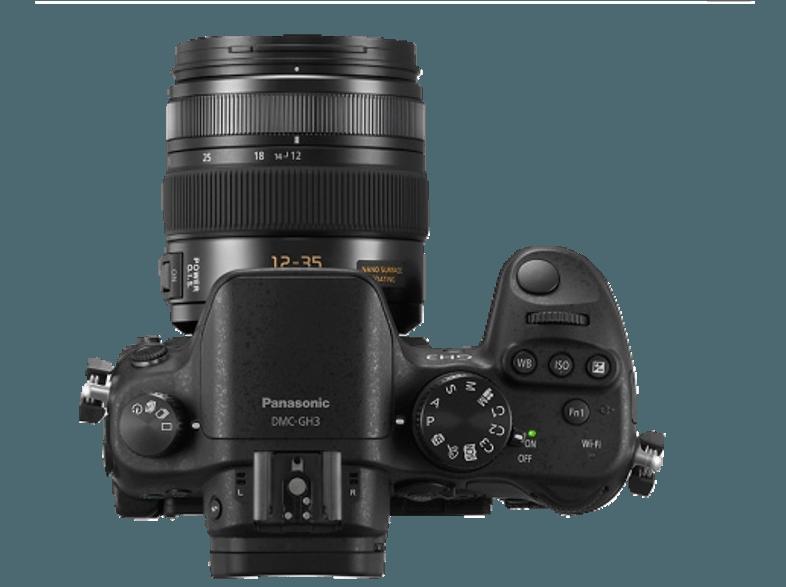 PANASONIC DMC-GH 3 A    Objektiv 12-35 mm f/2.8 (16.1 Megapixel, Live-MOS), PANASONIC, DMC-GH, 3, A, , Objektiv, 12-35, mm, f/2.8, 16.1, Megapixel, Live-MOS,