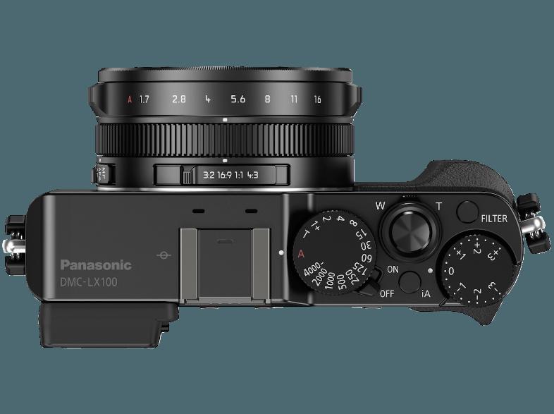 PANASONIC DMC-LX100  Schwarz (12.8 Megapixel, 3.1x opt. Zoom, 7.5 cm LCD, WLAN)