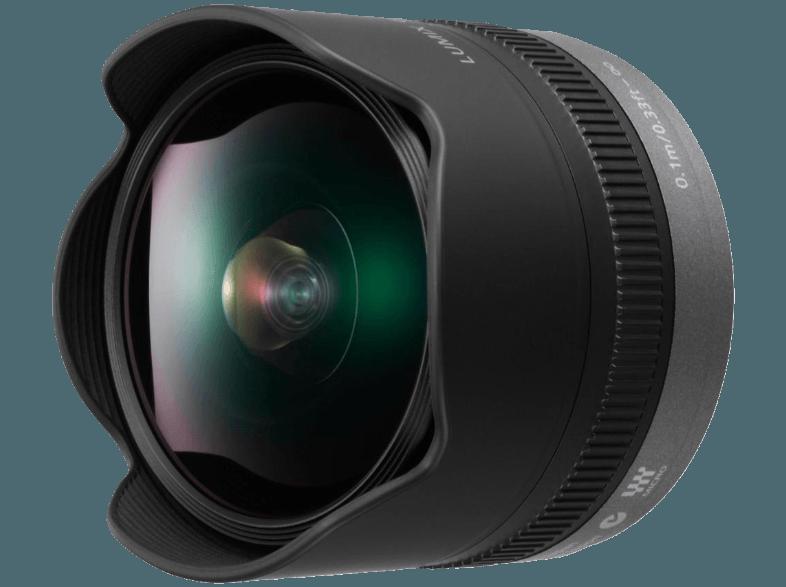 PANASONIC H-F008E Fish-Eye für Micro-Four-Thirds (-8 mm, f/3.5-22), PANASONIC, H-F008E, Fish-Eye, Micro-Four-Thirds, -8, mm, f/3.5-22,