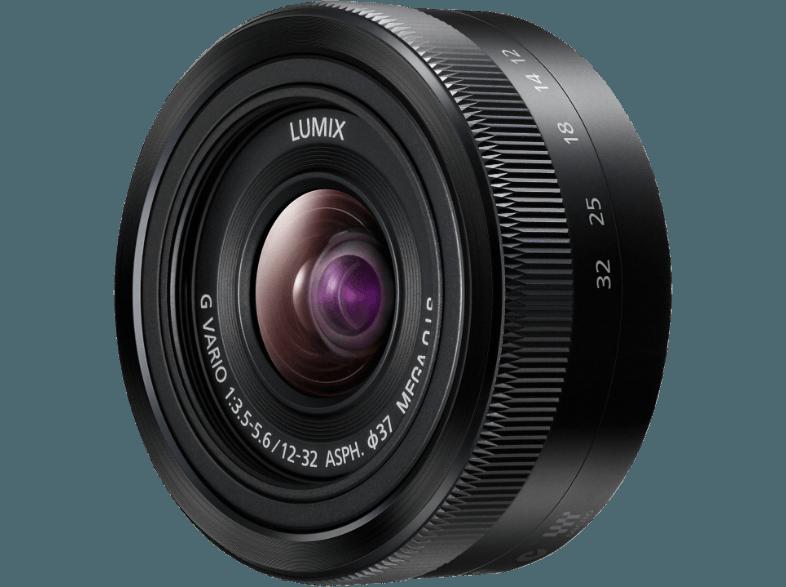 PANASONIC H-FS 12032E-K Standardzoom für MFT (12 mm-32 mm, f/5.6), PANASONIC, H-FS, 12032E-K, Standardzoom, MFT, 12, mm-32, mm, f/5.6,