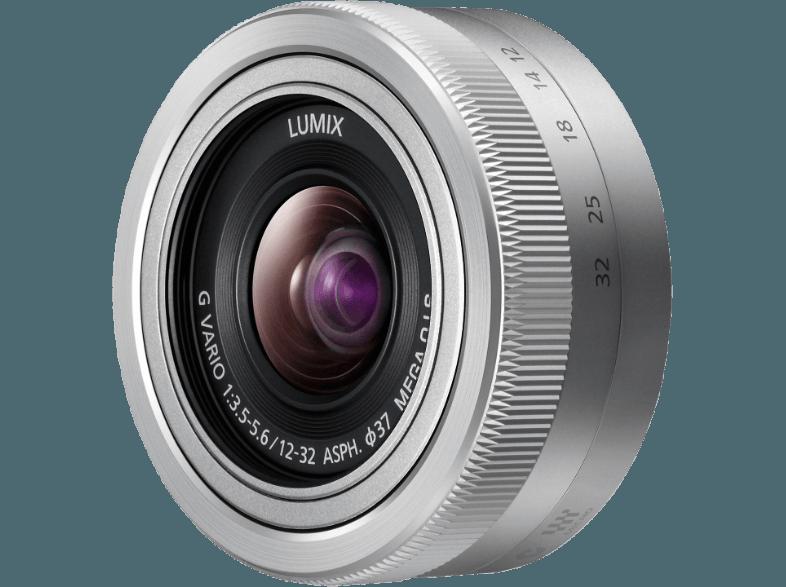 PANASONIC H-FS 12032E-S Telezoom für Micro-Four-Thirds, Metall-Bajonettanschluss (12 mm-32 mm, f/5.6), PANASONIC, H-FS, 12032E-S, Telezoom, Micro-Four-Thirds, Metall-Bajonettanschluss, 12, mm-32, mm, f/5.6,