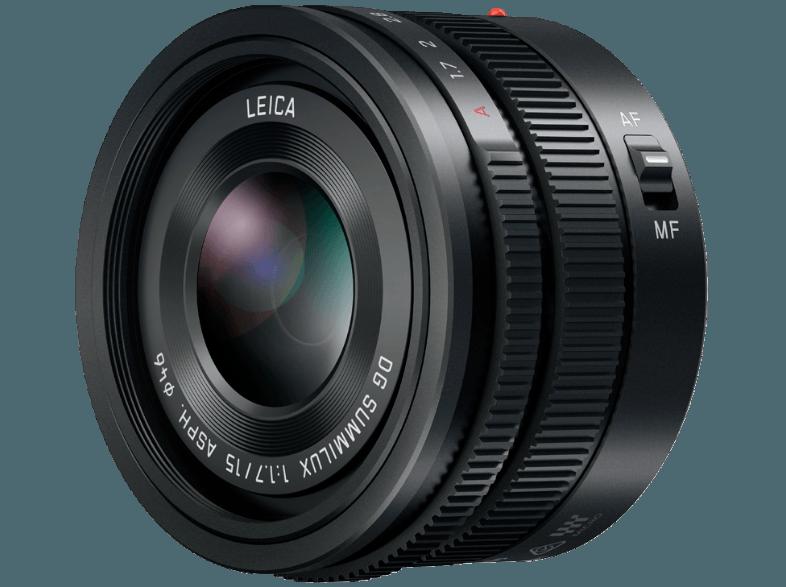 PANASONIC H-X 015 E-K Festbrennweite für Micro-Four-Thirds (-15 mm, f/1.7)