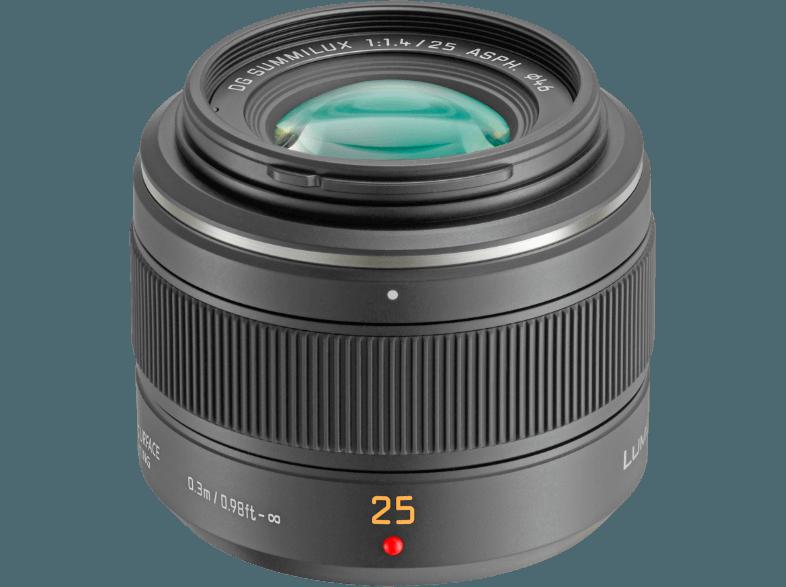 PANASONIC H-X 025 E Festbrennweite für Micro-Four-Thirds (-25 mm, f/1.4), PANASONIC, H-X, 025, E, Festbrennweite, Micro-Four-Thirds, -25, mm, f/1.4,