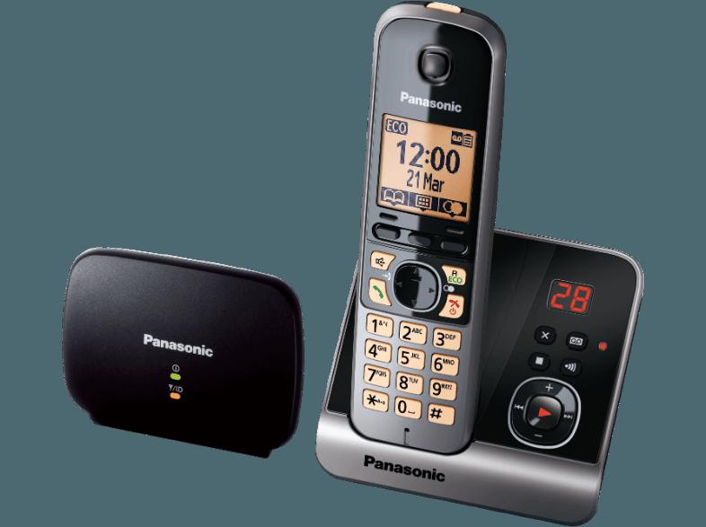 PANASONIC KX-TG 6761 GB Schnurlostelefon mit Anrufbeantworter