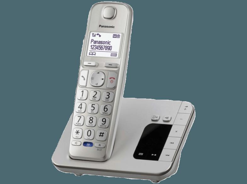 PANASONIC KX-TGE 222 GN DUO Schnurlostelefon mit Anrufbeantworter