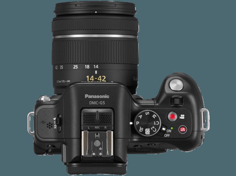 PANASONIC Lumix DMC-G5    Objektiv 14-42 mm (Standard), 45-150 mm (Tele) f/3.5-5.6, f/4-5.6 (Tele) (16 Megapixel, Live-MOS)