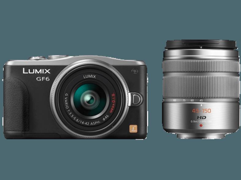 PANASONIC Lumix DMC-GF 6 WEG9K    Objektiv 45-150 mm f/4-5.6 (16 Megapixel, Live-MOS)