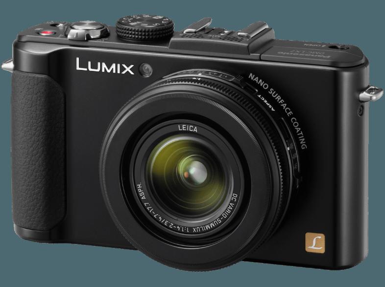 PANASONIC Lumix DMC-LX7  Schwarz (10.1 Megapixel, 3.8x opt. Zoom, 7.5 cm TCT-LCD)