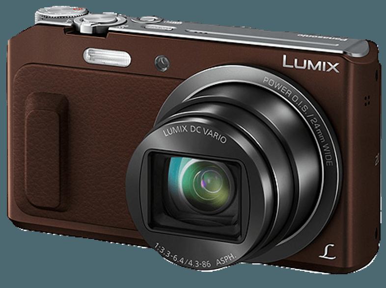 PANASONIC LUMIX DMC-TZ58  Braun (16 Megapixel, 20x opt. Zoom, 7.7 cm TFT-LCD, WLAN)