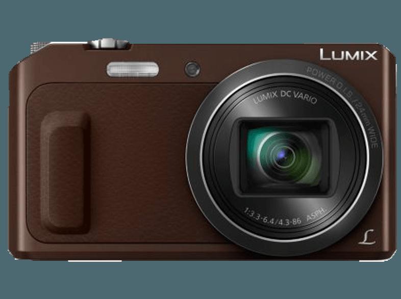 PANASONIC LUMIX DMC-TZ58  Braun (16 Megapixel, 20x opt. Zoom, 7.7 cm TFT-LCD, WLAN)