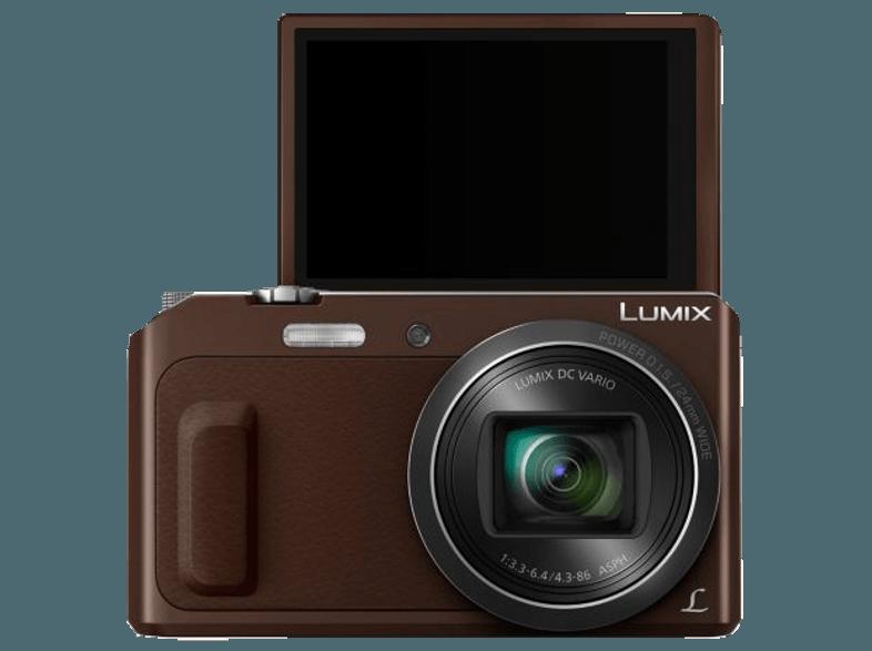 PANASONIC LUMIX DMC-TZ58  Braun (16 Megapixel, 20x opt. Zoom, 7.7 cm TFT-LCD, WLAN), PANASONIC, LUMIX, DMC-TZ58, Braun, 16, Megapixel, 20x, opt., Zoom, 7.7, cm, TFT-LCD, WLAN,