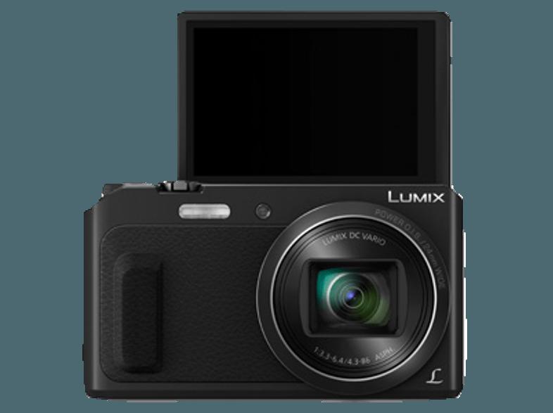 PANASONIC LUMIX DMC-TZ58  Schwarz (16 Megapixel, 20x opt. Zoom, 7.7 cm TFT-LCD, WLAN)