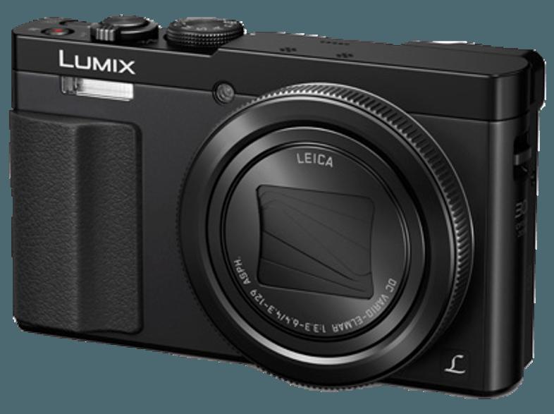 PANASONIC LUMIX DMC-TZ71  Schwarz (12.1 Megapixel, 30x opt. Zoom, 7.5 cm TFT-LCD, WLAN)