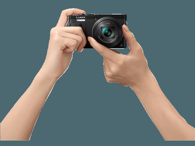 PANASONIC LUMIX DMC-TZ71  Schwarz (12.1 Megapixel, 30x opt. Zoom, 7.5 cm TFT-LCD, WLAN), PANASONIC, LUMIX, DMC-TZ71, Schwarz, 12.1, Megapixel, 30x, opt., Zoom, 7.5, cm, TFT-LCD, WLAN,