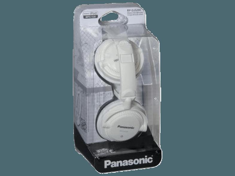 PANASONIC RP-DJS 200 E-W Kopfhörer Weiß, PANASONIC, RP-DJS, 200, E-W, Kopfhörer, Weiß