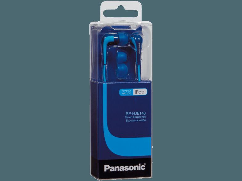 PANASONIC RP-HJE 140 Kopfhörer Blau, PANASONIC, RP-HJE, 140, Kopfhörer, Blau