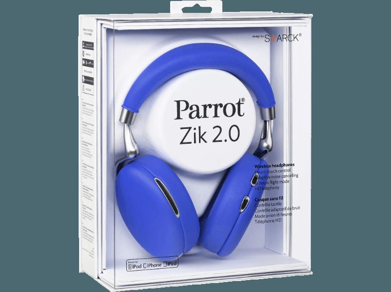 PARROT PF561004AA ZIK 2.0 Kopfhörer Blau, PARROT, PF561004AA, ZIK, 2.0, Kopfhörer, Blau