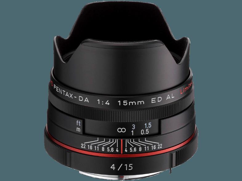 PENTAX DA 15mm / 4,0 HD Limited Weitwinkel für Pentax K ( 15 mm, f/4), PENTAX, DA, 15mm, /, 4,0, HD, Limited, Weitwinkel, Pentax, K, , 15, mm, f/4,