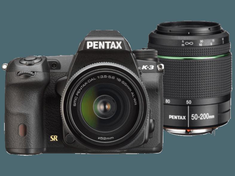 PENTAX K-3    Objektiv 18-55 mm, 50-200 mm f/3.5-5.6 (23.35 Megapixel, CMOS)