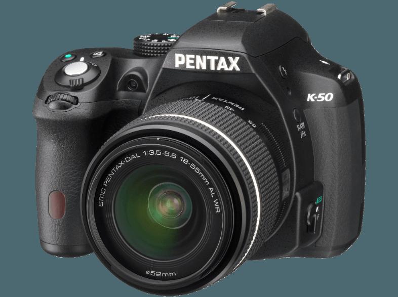 PENTAX K-50    Objektiv 18-55 mm f/3.5-5.6 (16.3 Megapixel, CMOS), PENTAX, K-50, , Objektiv, 18-55, mm, f/3.5-5.6, 16.3, Megapixel, CMOS,