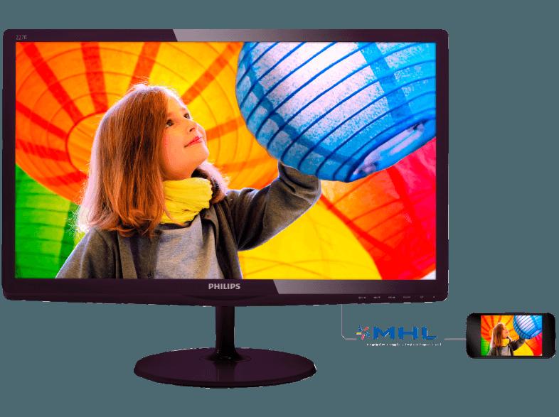 PHILIPS 227E6QDSD/00 21.5 Zoll Full-HD, PHILIPS, 227E6QDSD/00, 21.5, Zoll, Full-HD