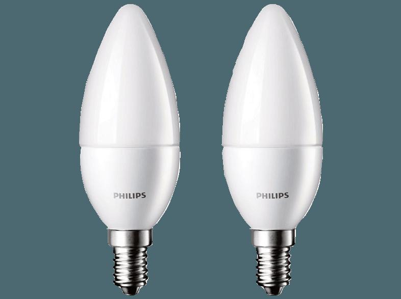 PHILIPS 787075 2-tlg. LED Leuchtmittel 3 Watt E14, PHILIPS, 787075, 2-tlg., LED, Leuchtmittel, 3, Watt, E14