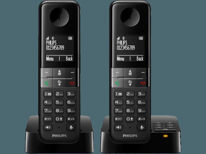 PHILIPS D4552B/39 Schnurlostelefon mit Anrufbeantworter, PHILIPS, D4552B/39, Schnurlostelefon, Anrufbeantworter
