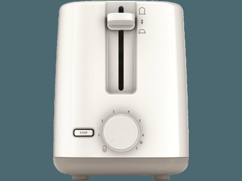 PHILIPS HD 2595/00 Toaster Weiß (800 Watt, Schlitze: 2)