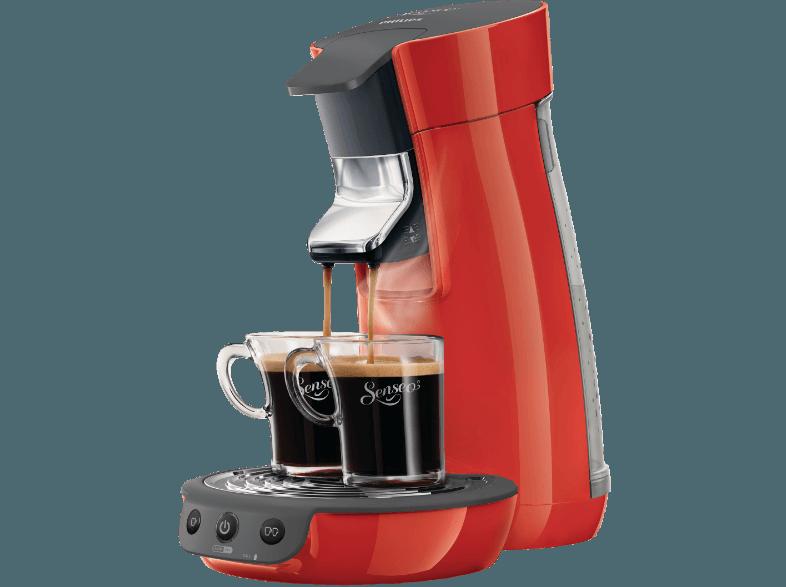 PHILIPS HD 7825/90 Vivacafe Chinese Fire Kaffeepadmaschine (0.9 Liter, Rot)